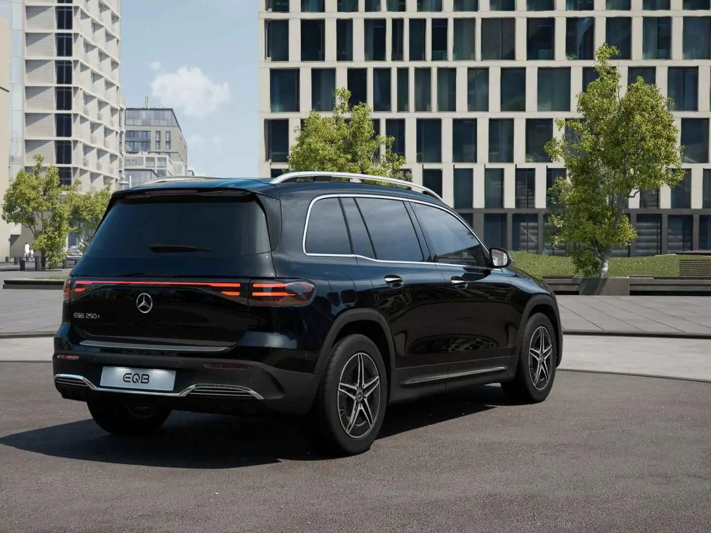 Mercedes-Benz EQB 250 250+ AMG Line 71 kWh Zwart - 2