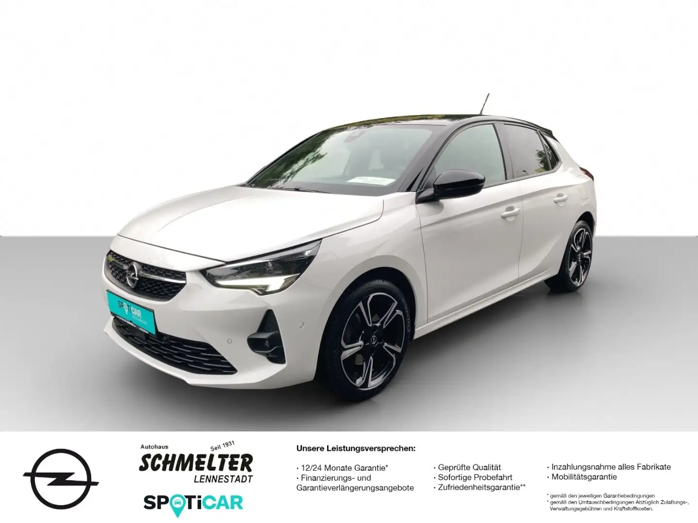 Opel Corsa F GS Line AT 130PS, Leder, Navi, LED, 17'' Weiß - 1