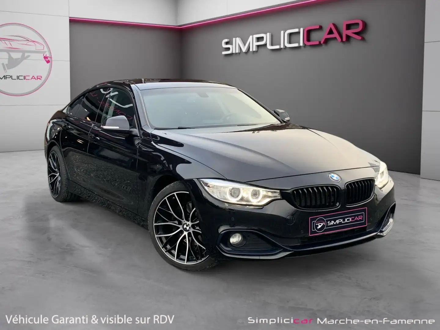 BMW 420 Gran Coupé 420d Boite AUTO Noir - 1