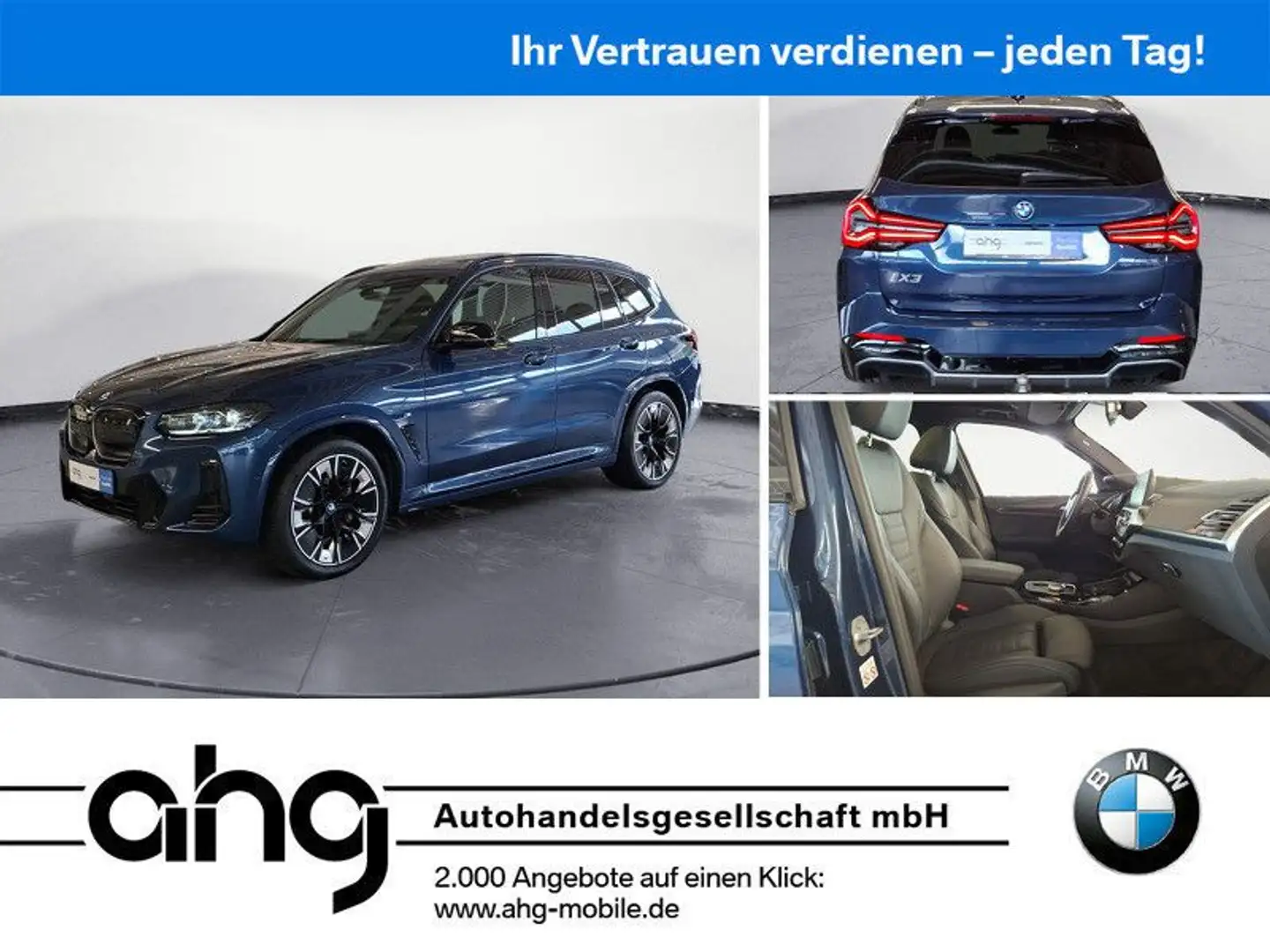 BMW iX3 ix3 iX3 IMPRESSIVE Head-Up AHK Blau - 1