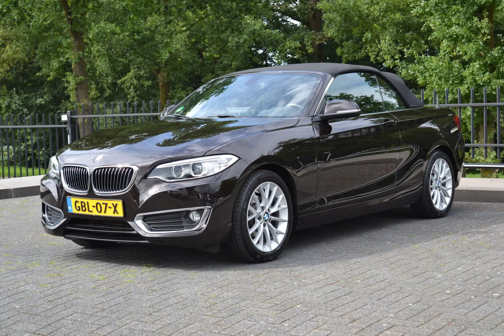 BMW 218 2-Serie 218i Luxury Leder | Navi | PDC | Climate | Noir - 2