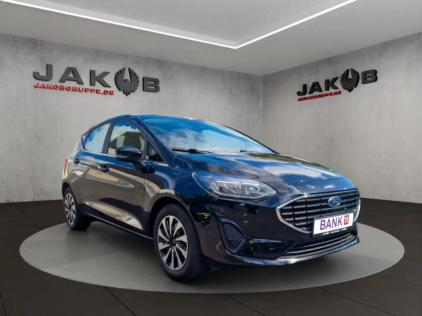 Ford Fiesta +Titanium Ecoboost+WINTERPAKET+125PS+TOP Zwart - 1