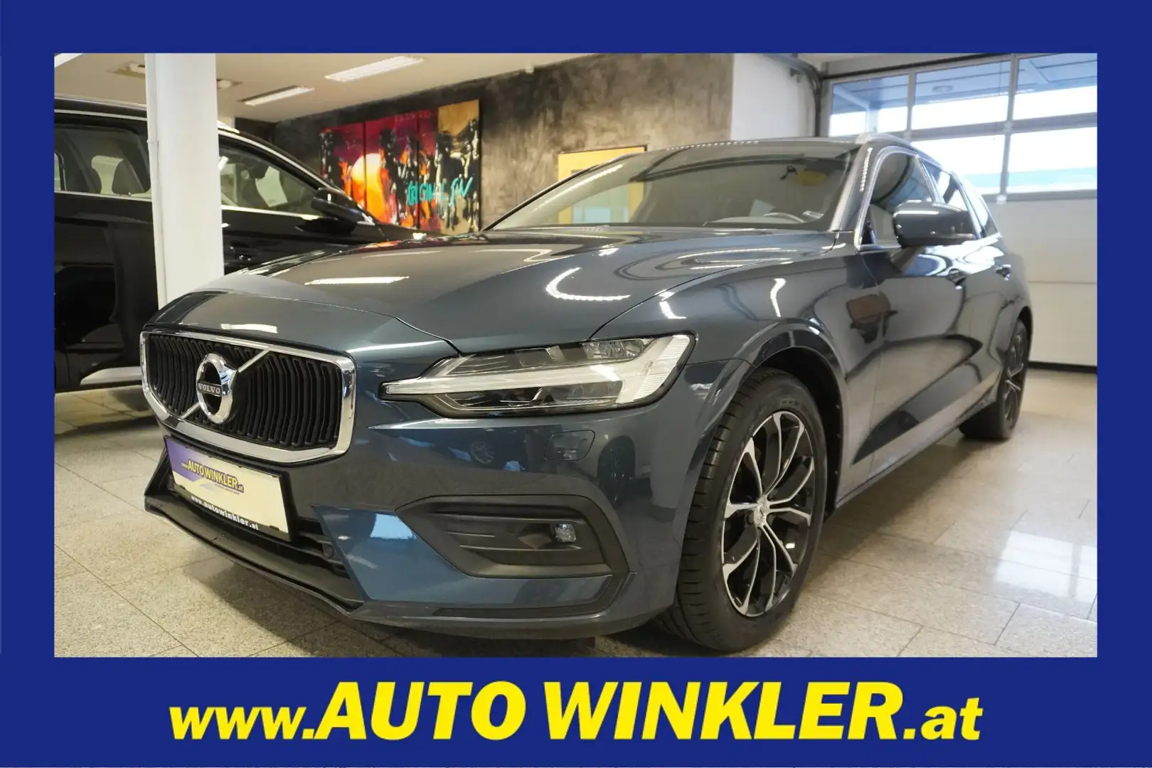 Volvo V60 D3 Momentum Pro Kamera/LED/Teilleder Blau - 1