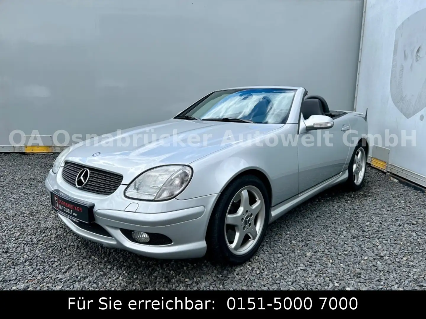 Mercedes-Benz SLK 32 AMG Kompressor*354PS*Leder*Shz*Tempomat* Srebrny - 1