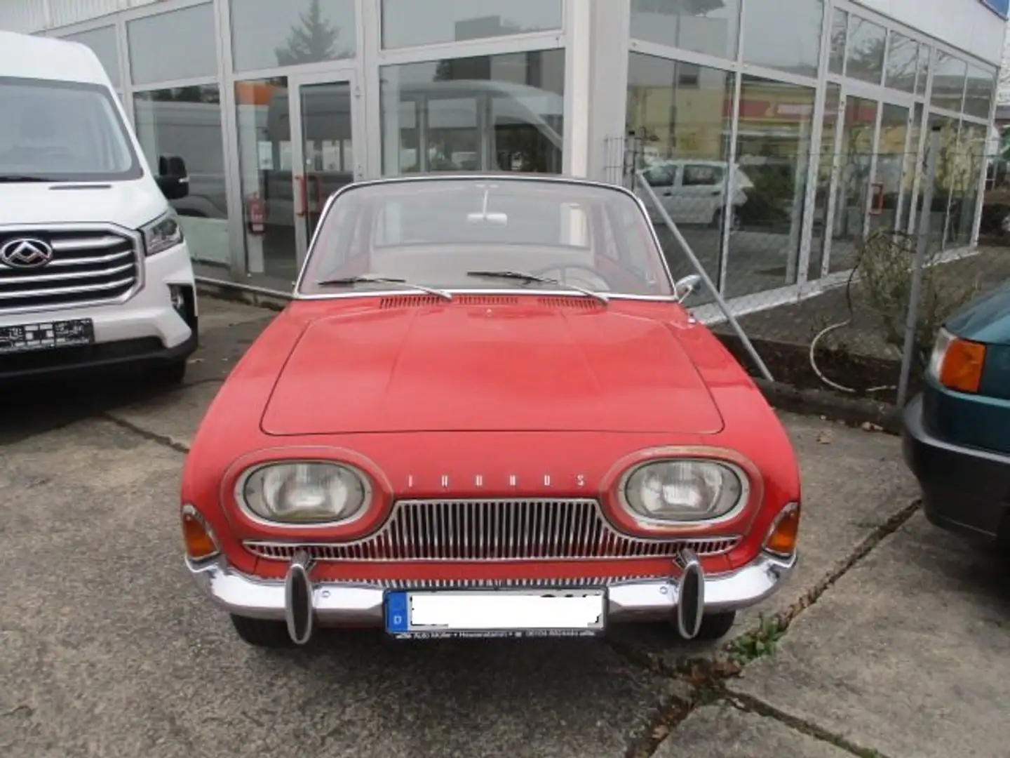 Ford Taunus 17M.P 3.Mit H-Zulassung.Fahrbereit Red - 2