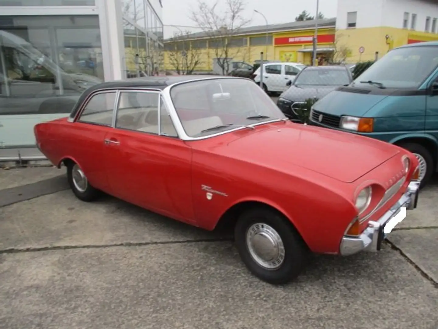 Ford Taunus 17M.P 3.Mit H-Zulassung.Fahrbereit Red - 1