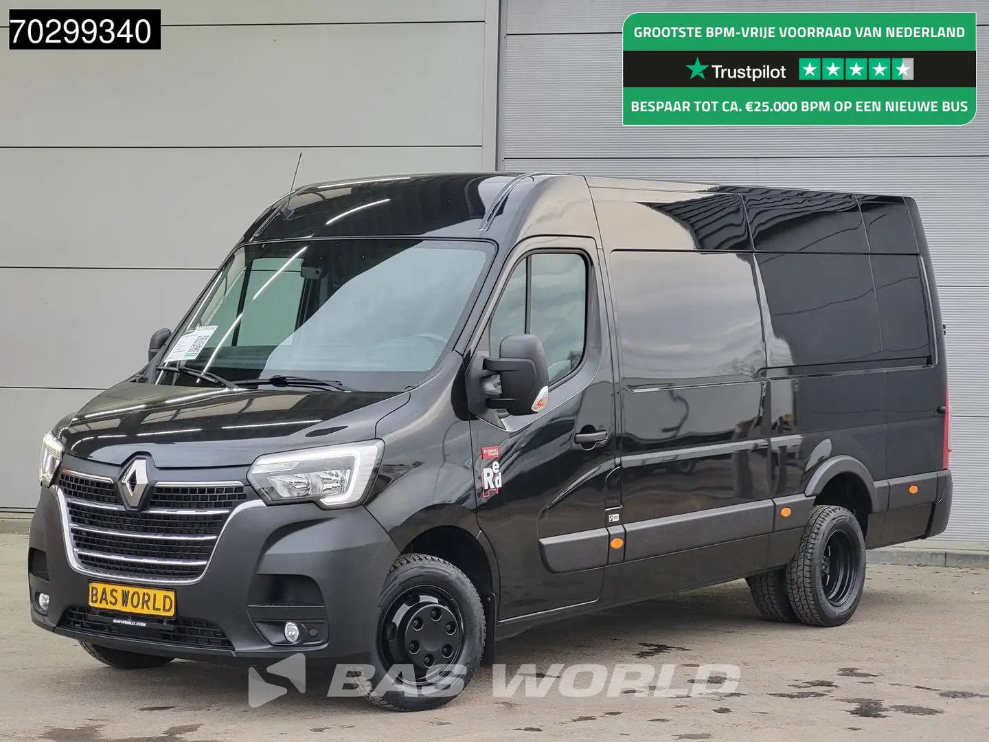 Renault Master 145PK Dubbelllucht RED Edition L3H2 Trekhaak LED A Zwart - 1