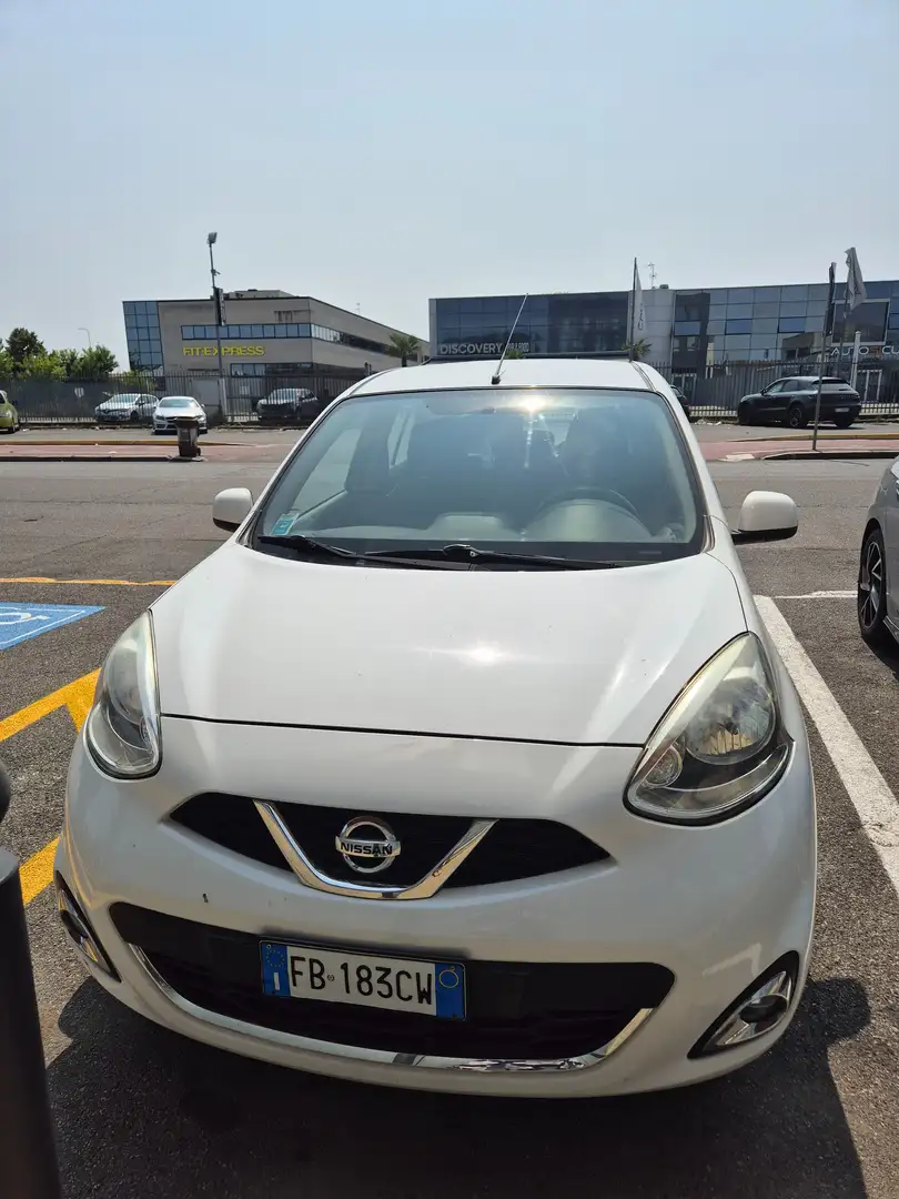 Nissan Micra Micra IV 2013 1.2 Acenta E6 Bianco - 1