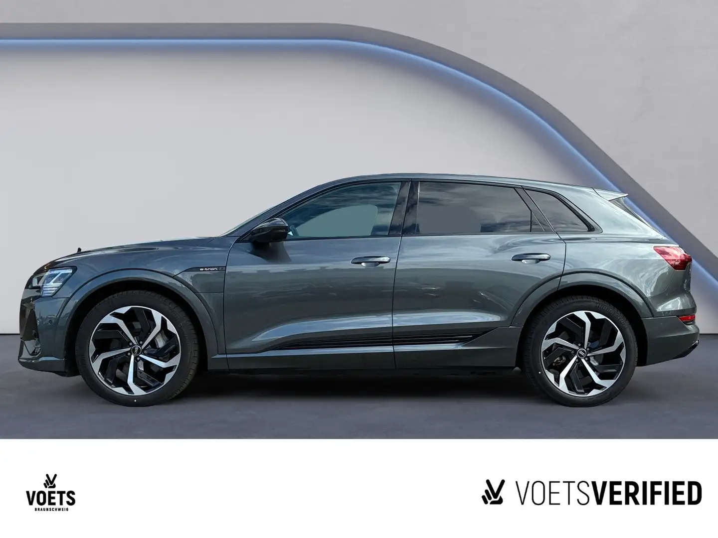 Audi e-tron S line 55 quattro B&O+HuD+MATRIX-LED Gris - 2