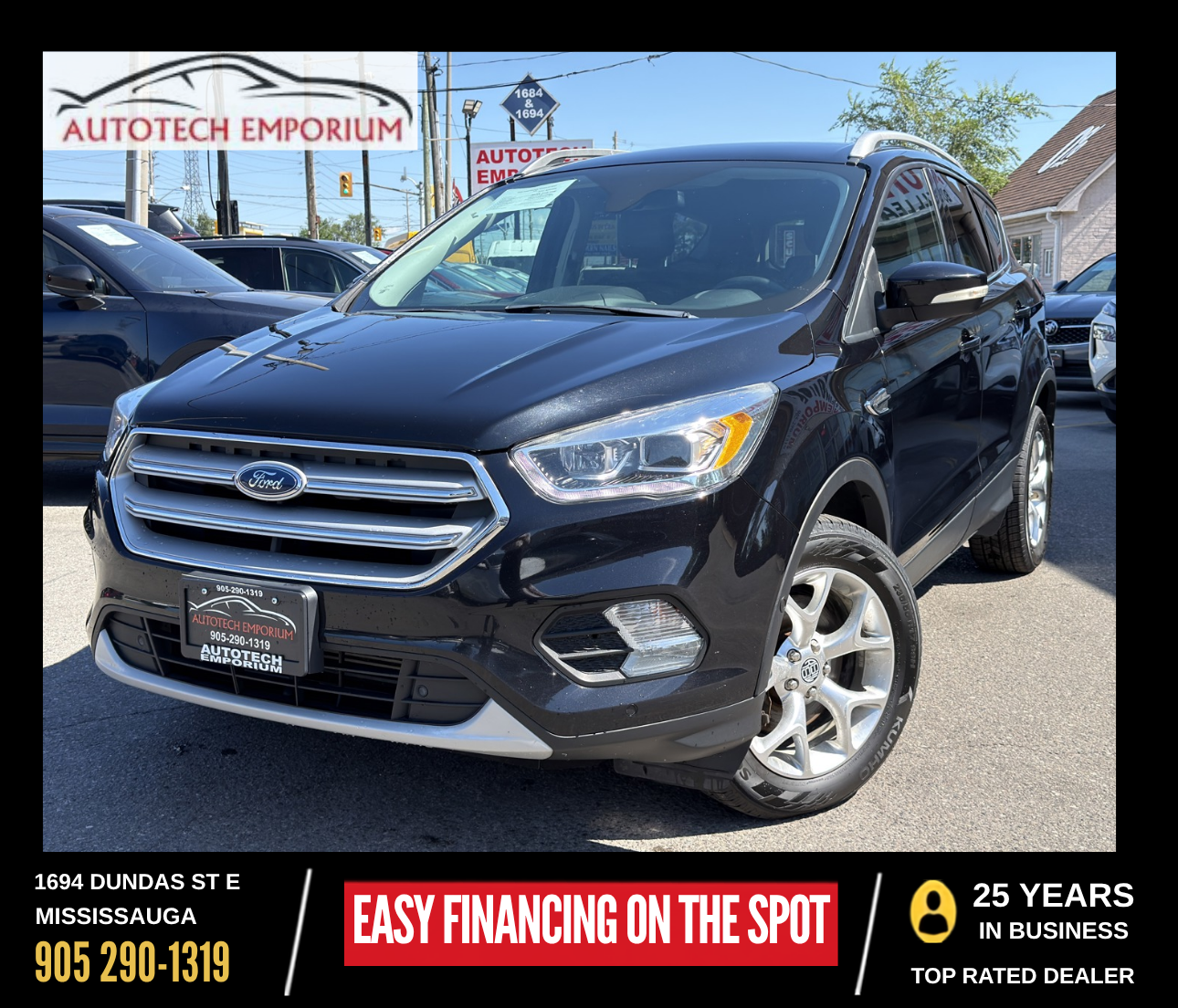 2019 Ford Escape TITANIUM 4WD | Navi | Park Assist | Leather