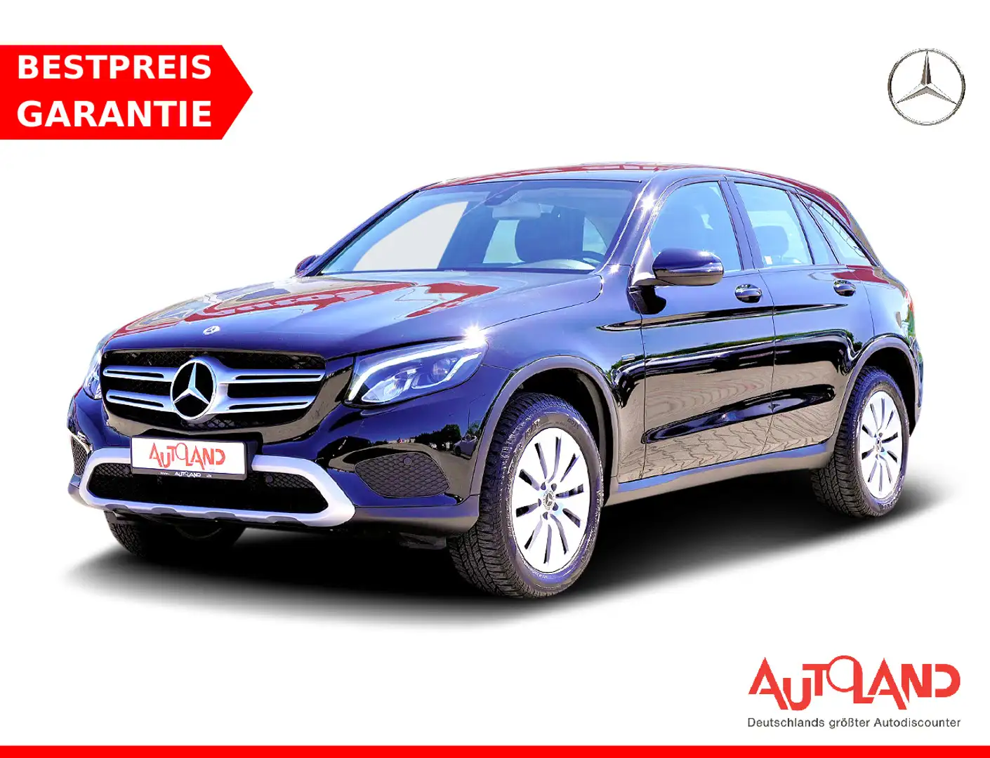Mercedes-Benz GLC 350 e 4Matic LED Navi Standheizung Leder AHK Noir - 1