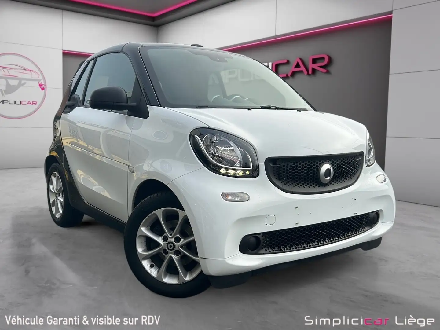 smart forTwo Cabrio 1.0i DCT *GARANTIE 12 MOIS* Blanc - 1