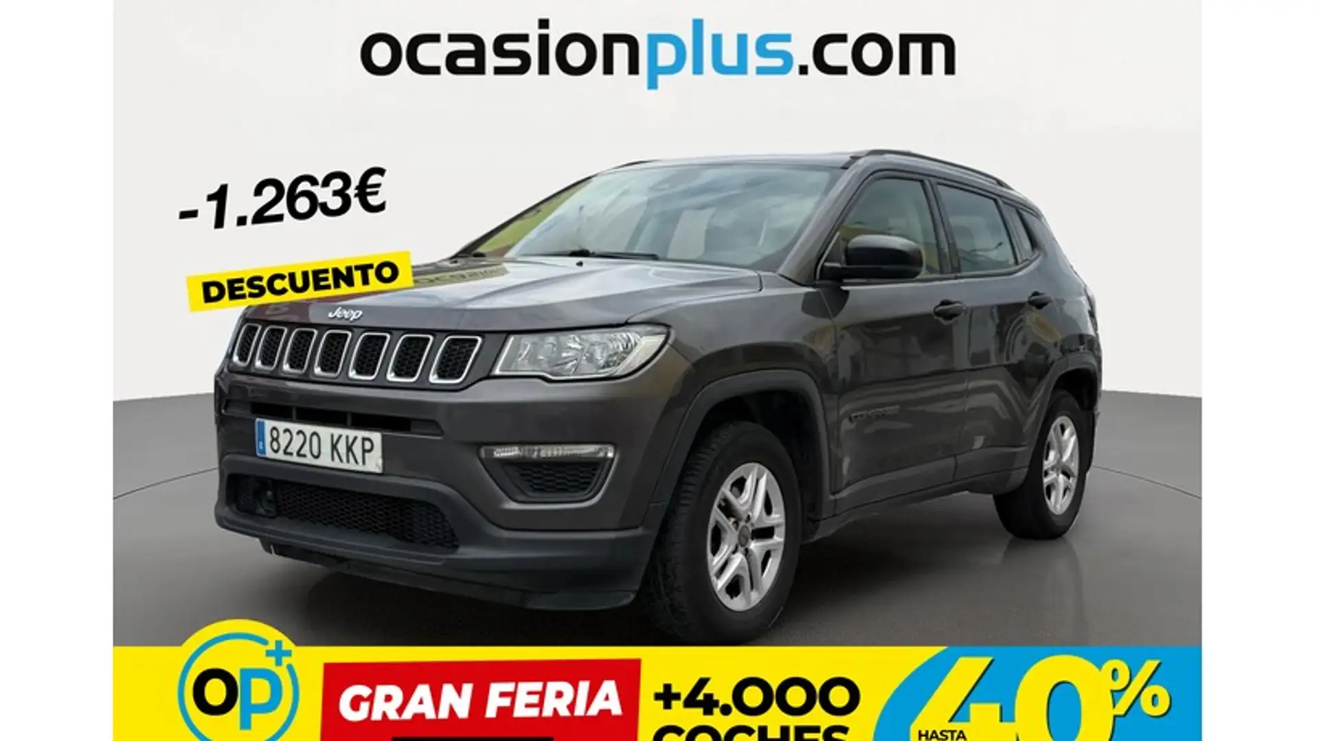 Jeep Compass 1.4 Multiair Sport 4x2 103kW Negro - 1