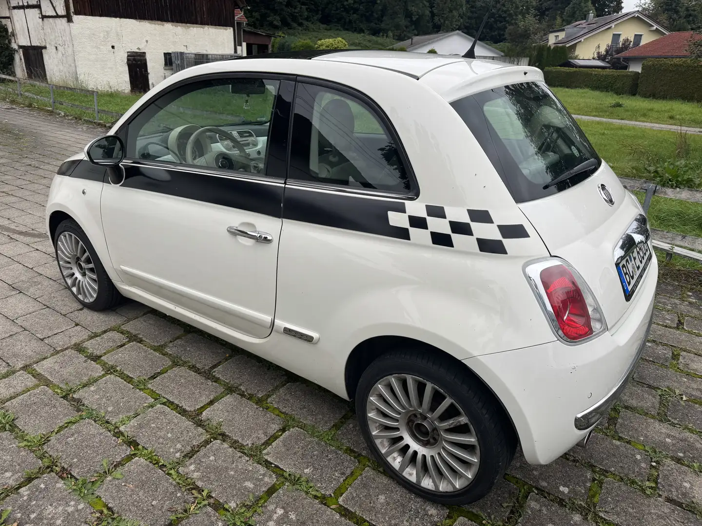 Fiat 500 Lounge Weiß - 2