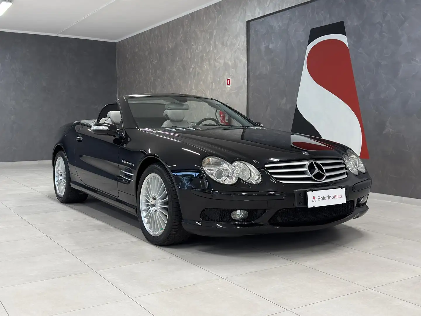 Mercedes-Benz SL 55 AMG SL 55 k AMG 500cv- ASI-Unico Proprietario Noir - 1