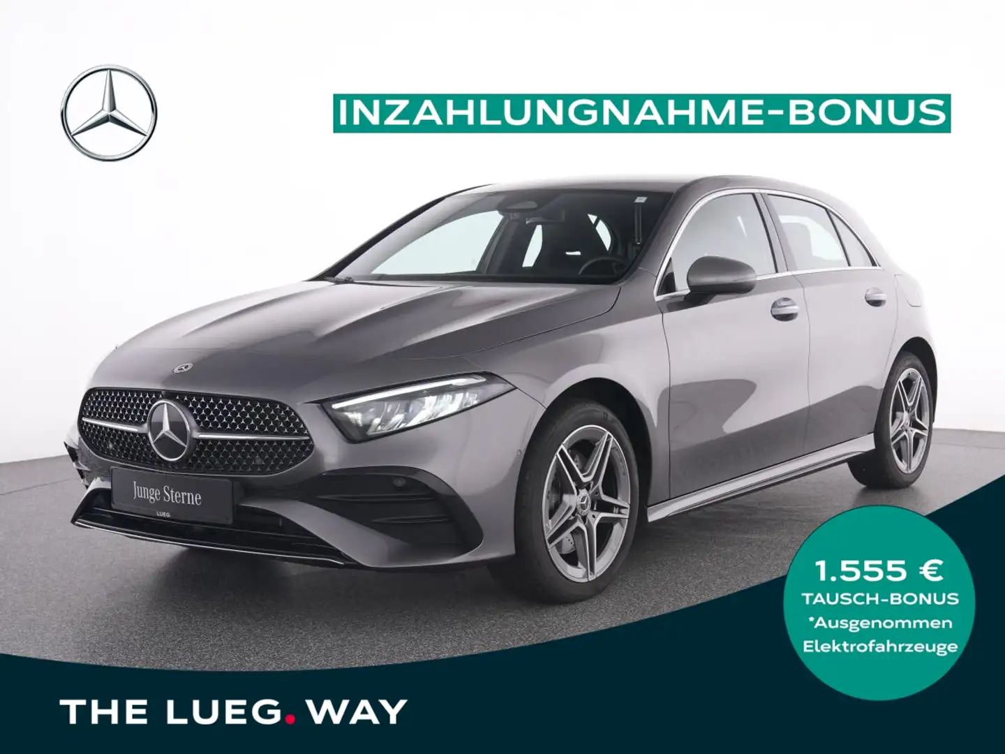 Mercedes-Benz A 250 e AMG+NavPrem+LED+SpurA+KeylGo+Ambibel+RFK Grau - 1