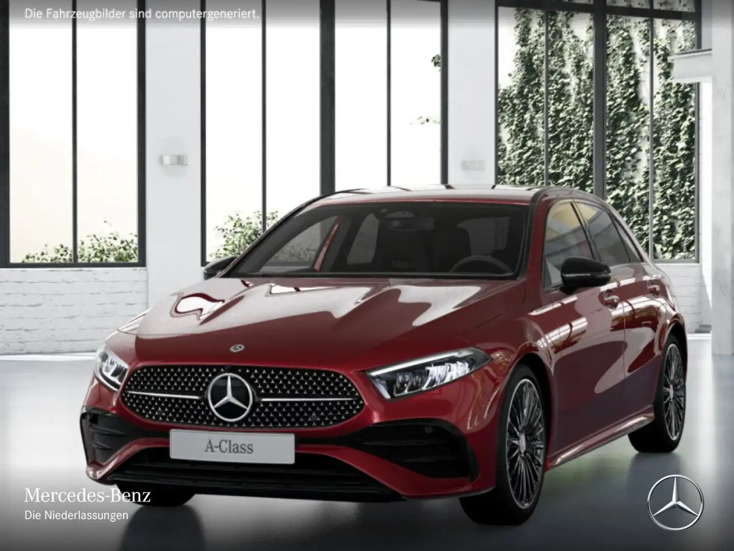 Mercedes-Benz A 200 d AMG+NIGHT+LED+KAMERA+TOTW+KEYLESS+8G Rot - 2