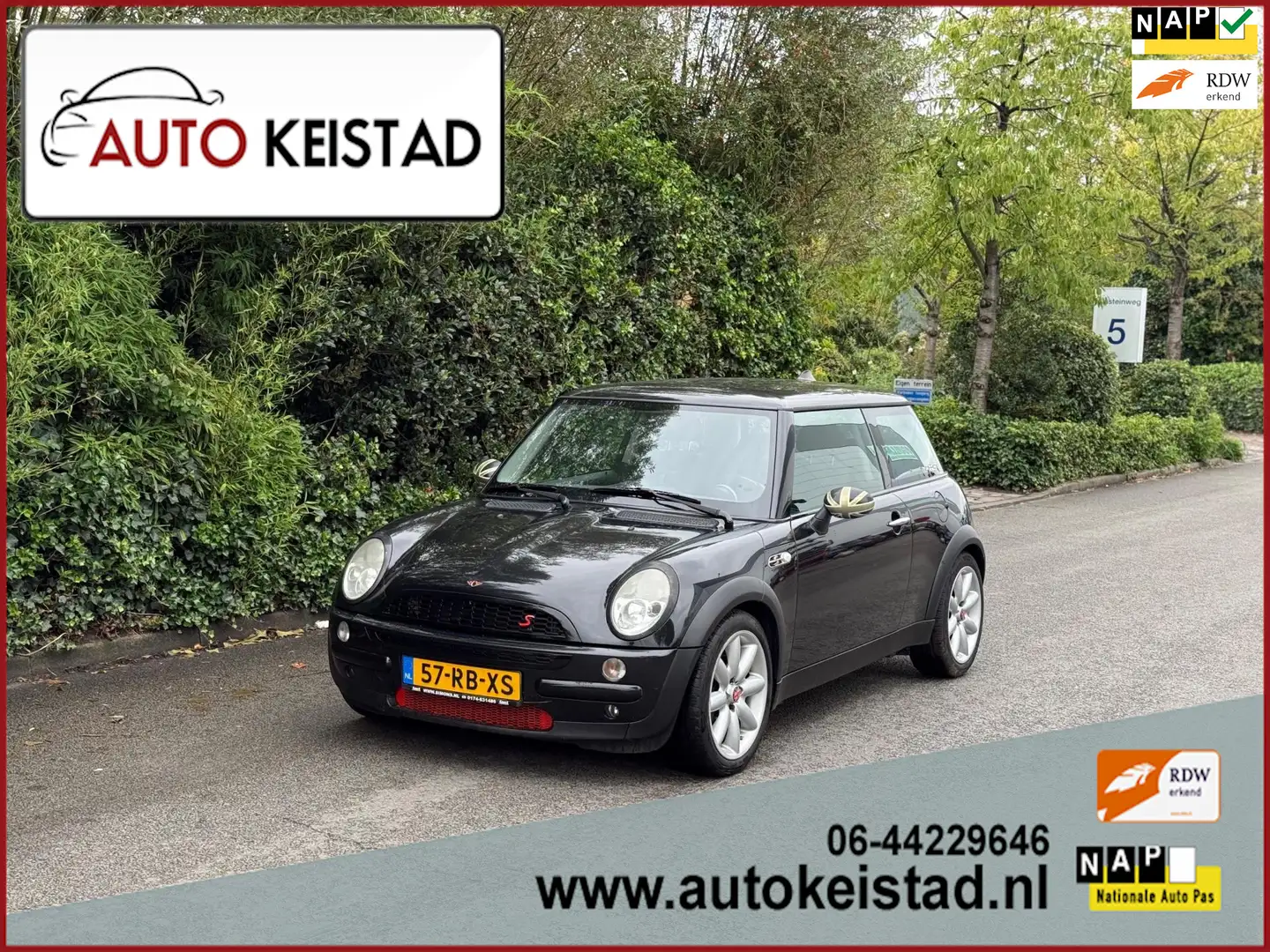 MINI Cooper Mini 1.6 CHILI CLIMA/STOELVERWARMING/LM-VELGEN! Zwart - 1