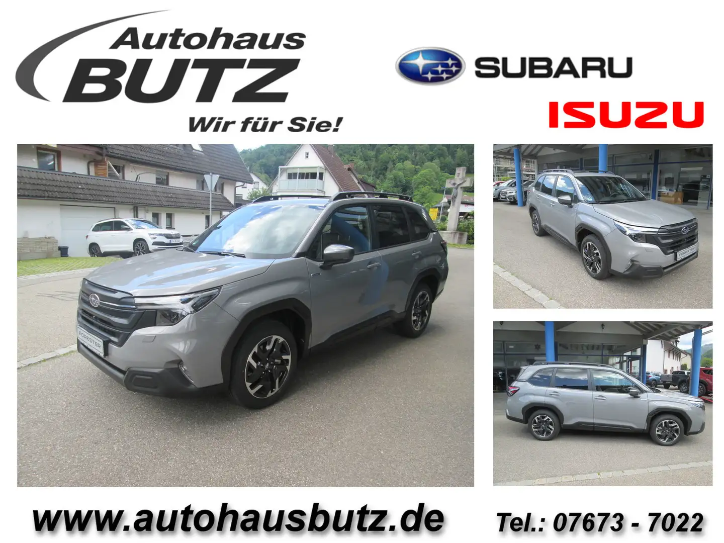 Subaru Forester 2.0 ie e-Boxer, Exclusive, AHK Grau - 1