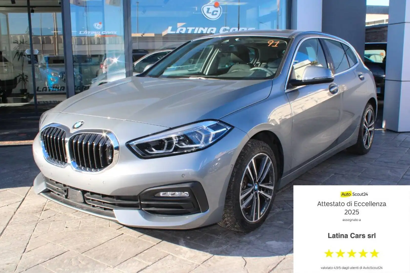 BMW 116 116d Business Advantage auto Con VIRTUAL COCKPIT Grigio - 1