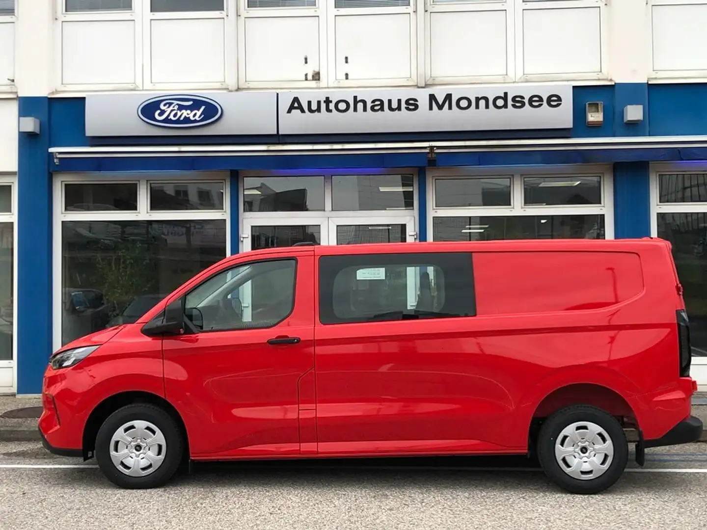 Ford Transit Custom Doppelkabine Trend Frontantrieb Rot - 2