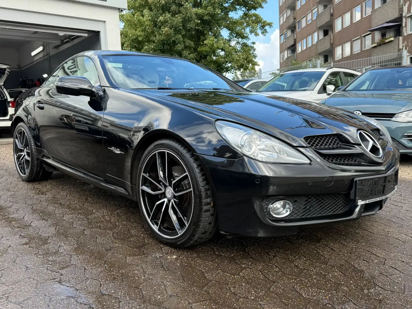 Mercedes-Benz SLK 200 Cabrio 2Look-Edition*Navi*PDC Schwarz - 2
