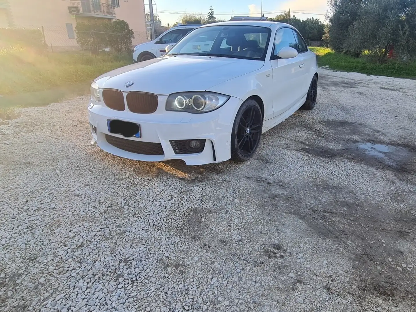 BMW 120 120d Coupe Msport dpf Bianco - 1