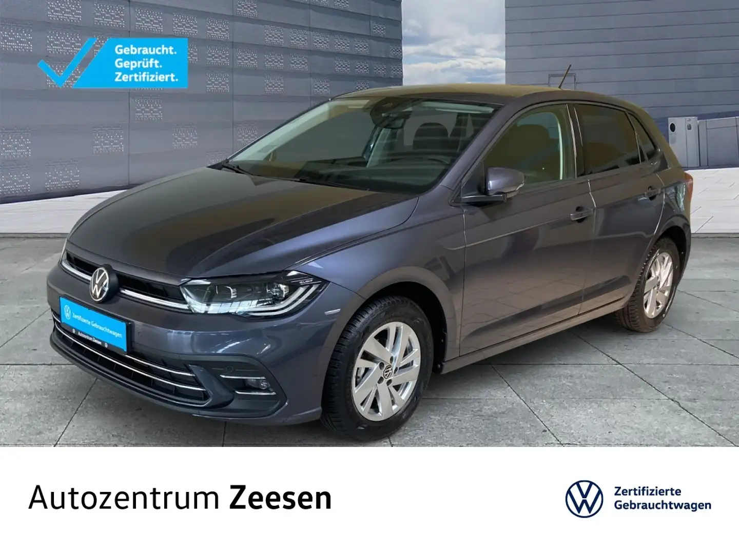 Volkswagen Polo 1.0 TSI Style DSG+USB+DAB+BAA+NSW+EPH+LWS+ Klima Grau - 1