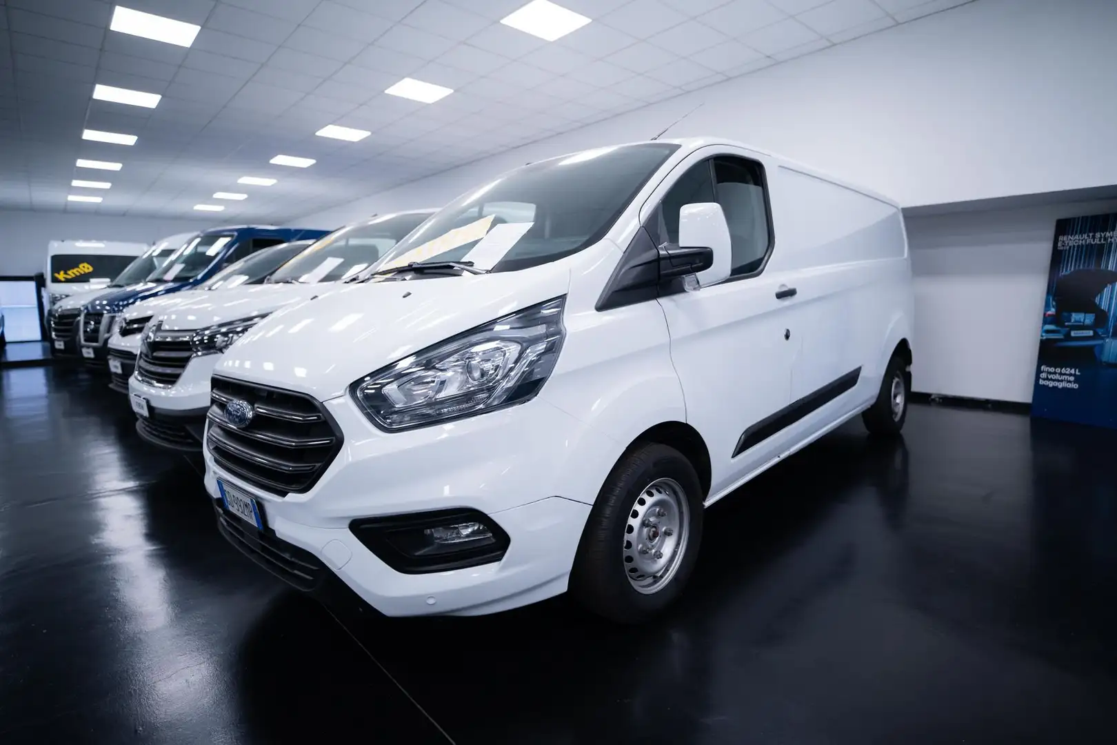 Ford Transit Custom FORD transit custom 300 2.0 tdci MHEV 130cv Trend Blanc - 2