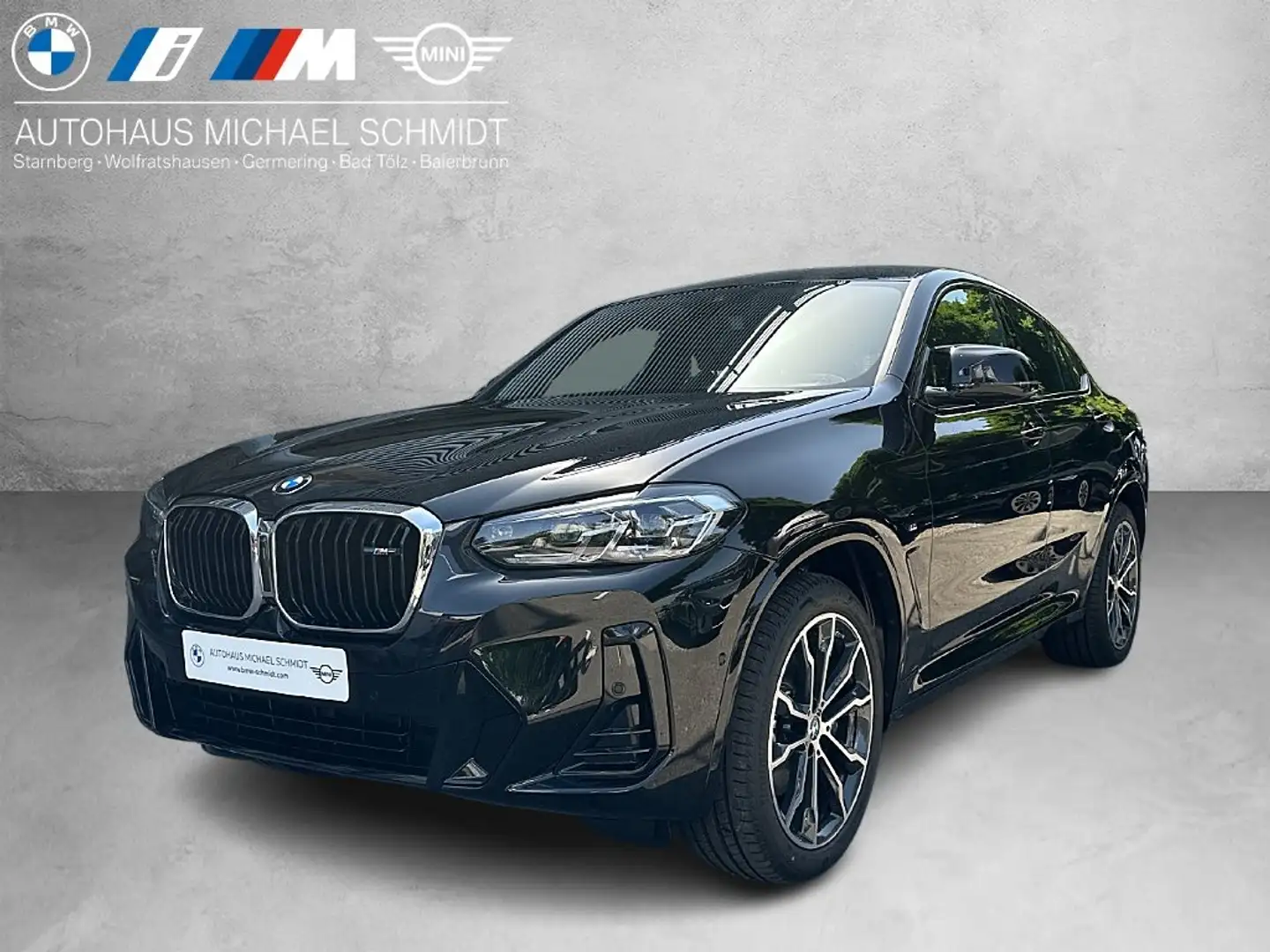 BMW X4 M 40d HiFi DAB LED WLAN RFK Parkassistent Shz Zwart - 1
