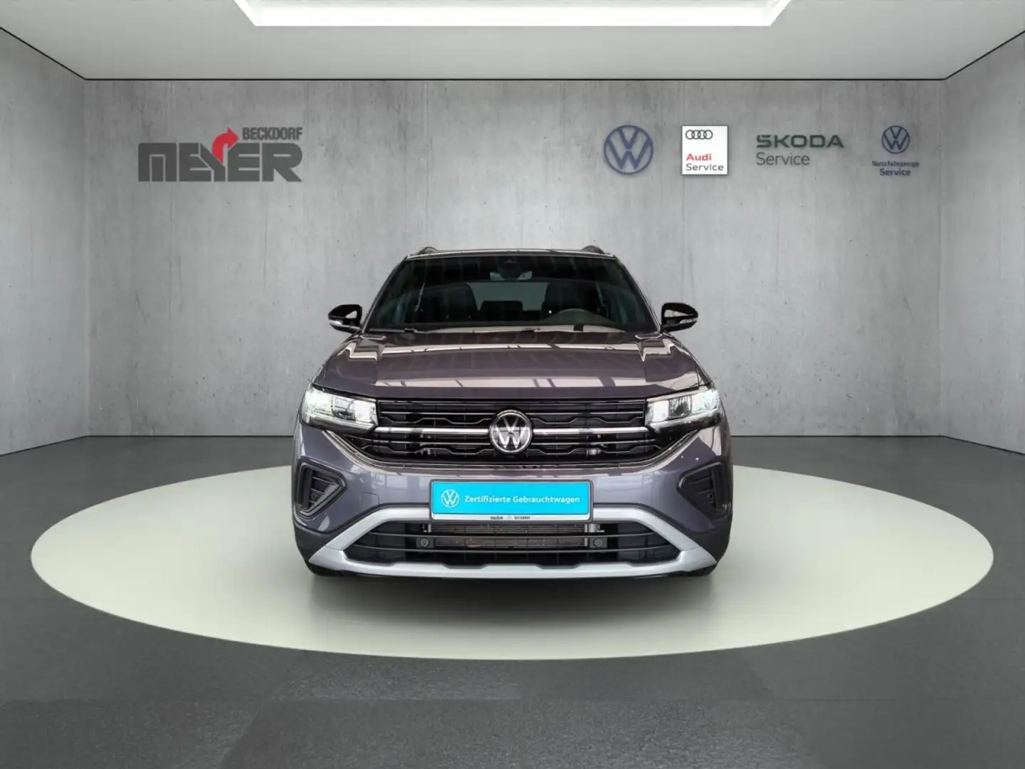 Volkswagen T-Cross GOAL 1.0 TSI DSG Klima Navi Einparkhilfe Grau - 2