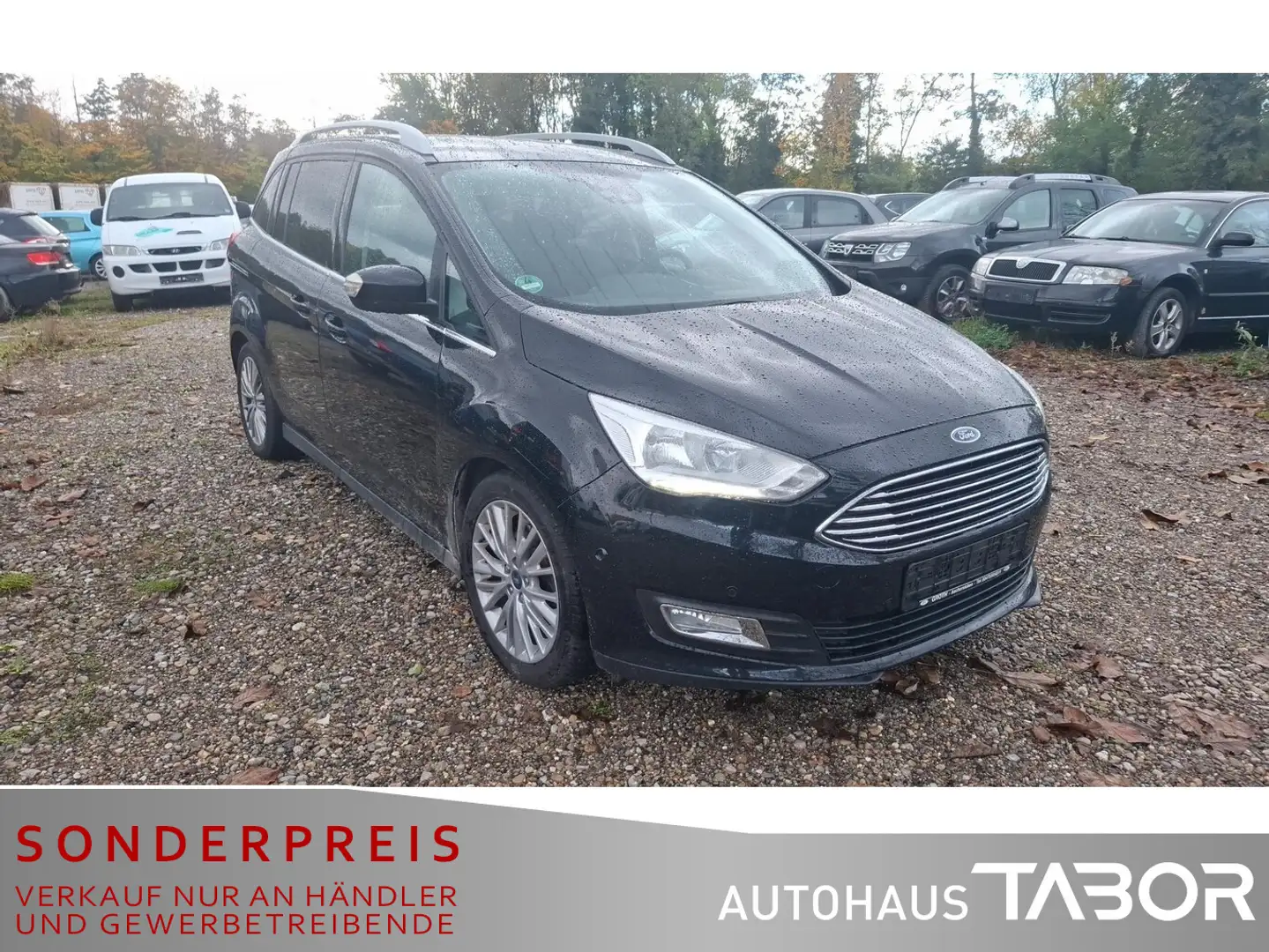 Ford Grand C-Max Grand 1.0 EB 125 Titanium Nai PDC KeyFree Schwarz - 2