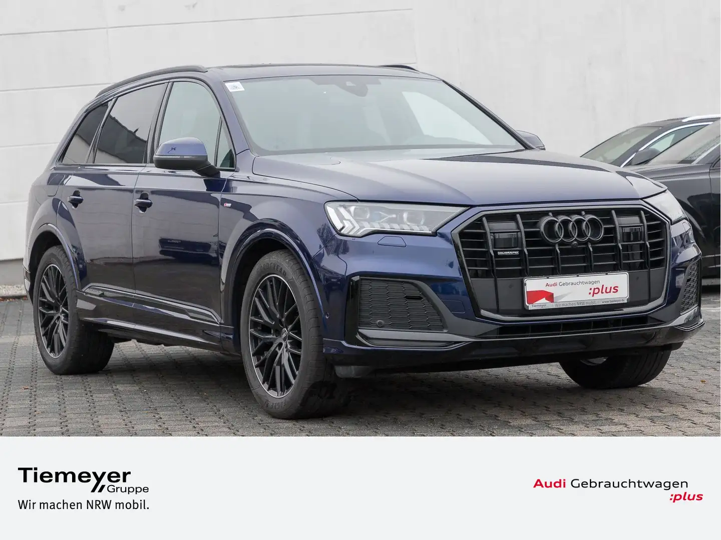 Audi Q7 50 TDI Q 2x S LINE S-SITZE PANO HD-MATRIX ASS Blau - 1
