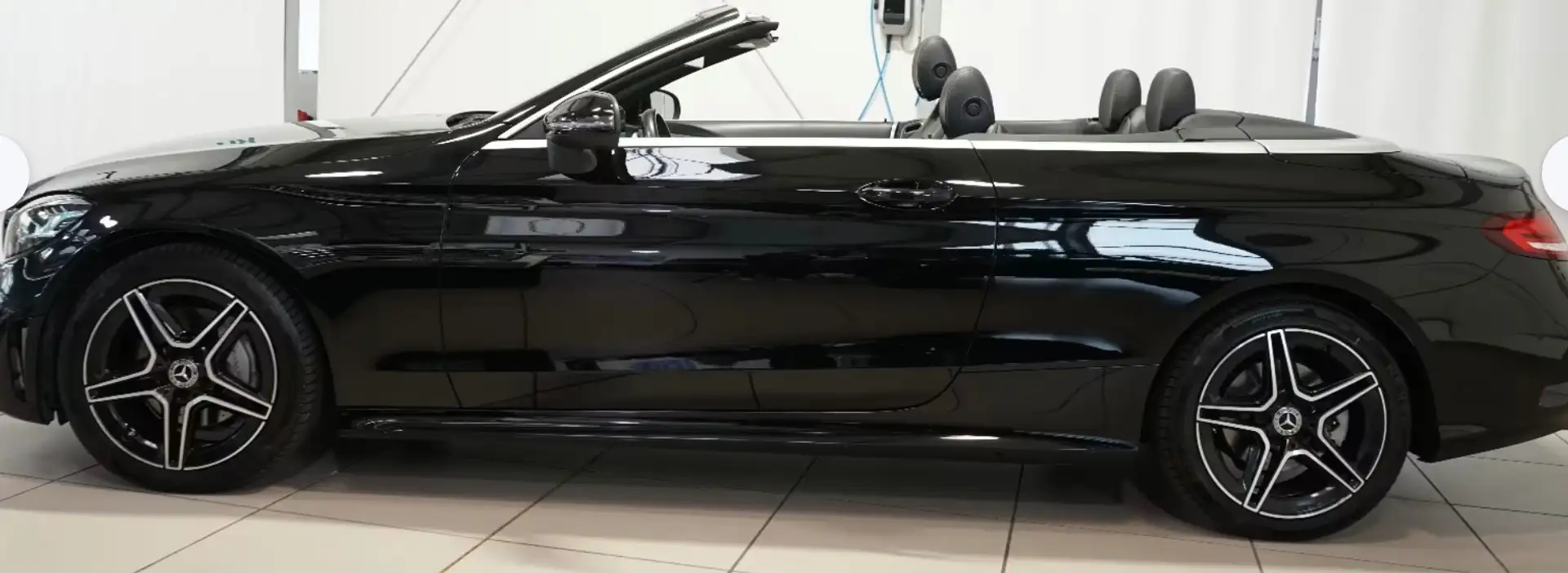 Mercedes-Benz C 220 C Cabrio 220 d Executive auto Noir - 1