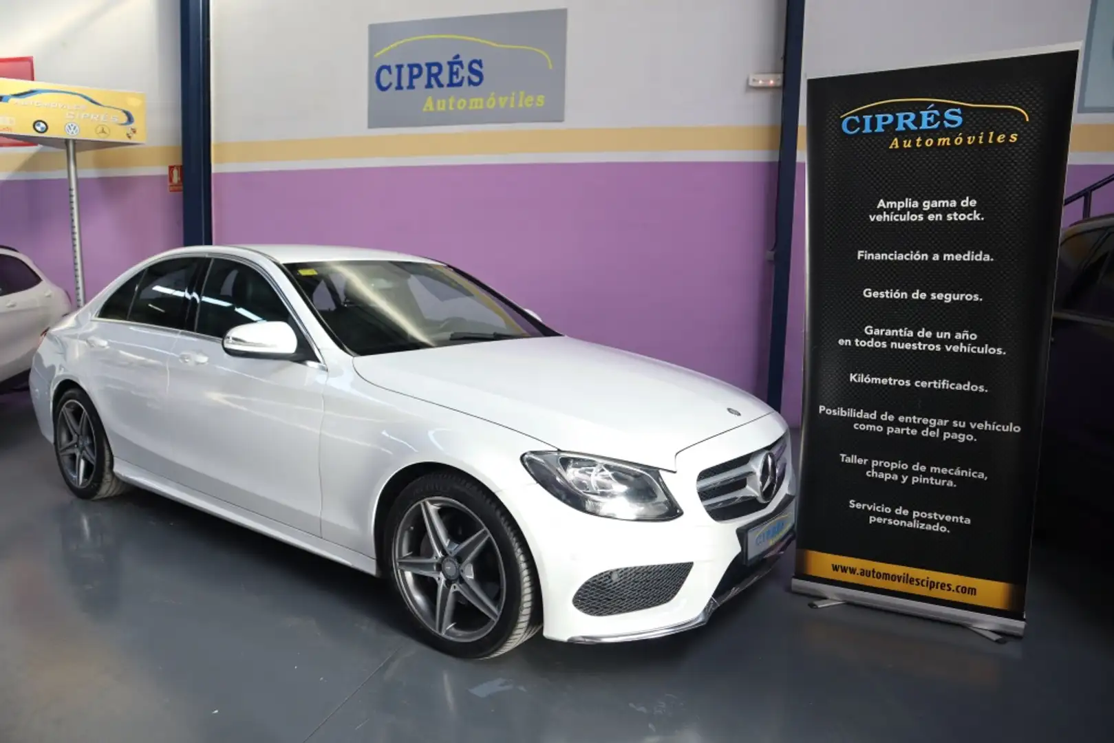 Mercedes-Benz C 220 220BlueTec 7G Plus (4.75) Blanc - 1