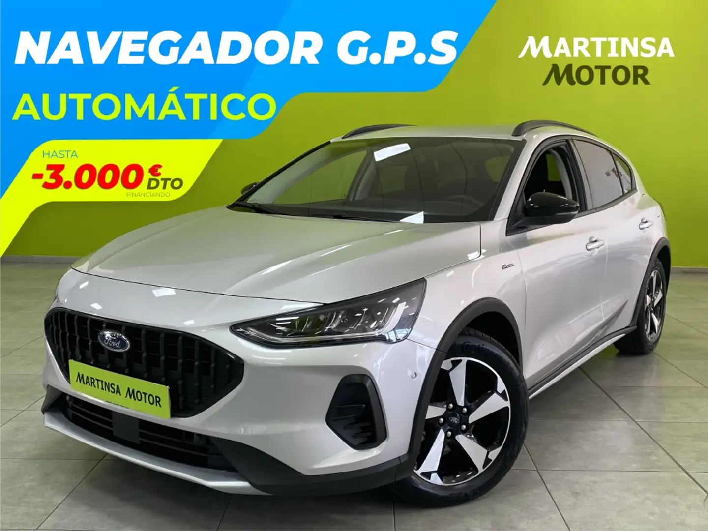 Ford Focus 1.0 Ecoboost MHEV Active 155 Aut. Gris - 1