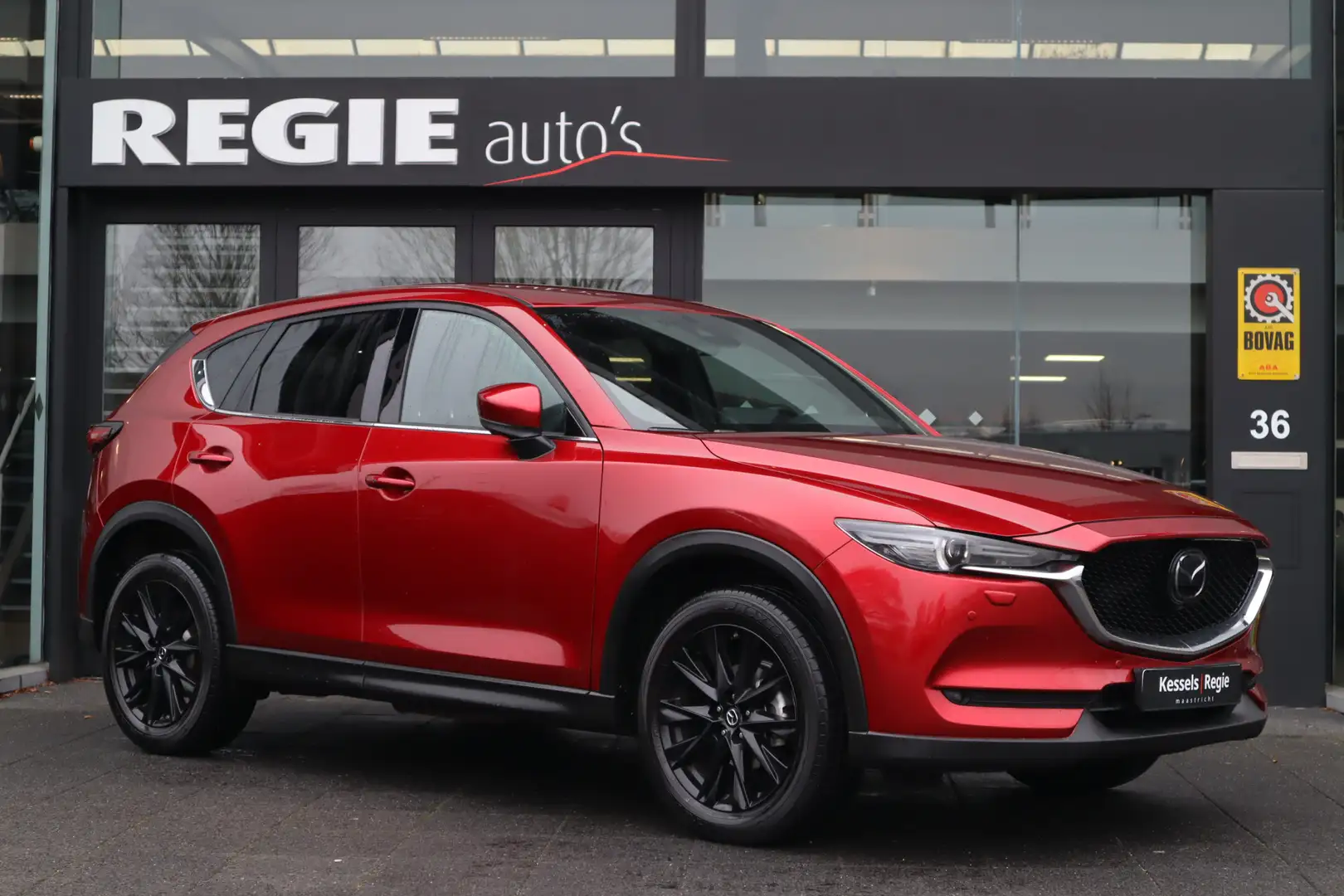 Mazda CX-5 2.5 SkyActiv-G 194 Leer Led Navi HuD Bose Camera Rood - 2