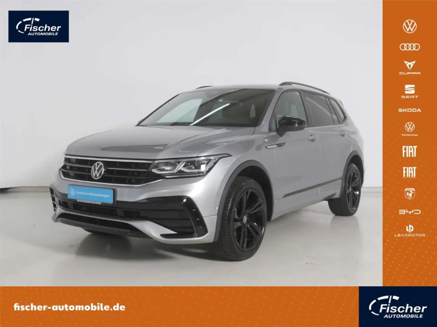 Volkswagen Tiguan Allspace 2.0 TDI 4Mot. R-Line DSG 7-Sitze Silber - 1