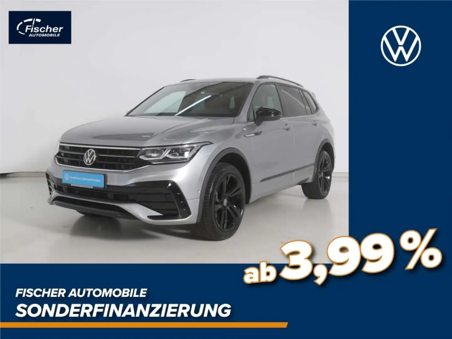 Volkswagen Tiguan Allspace 2.0 TDI 4Mot. R-Line DSG 7-Sitze Silber - 1