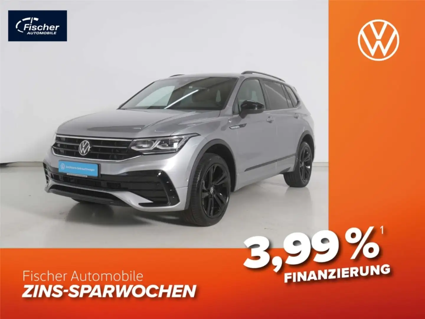 Volkswagen Tiguan Allspace 2.0 TDI 4Mot. R-Line DSG 7-Sitze Silber - 1