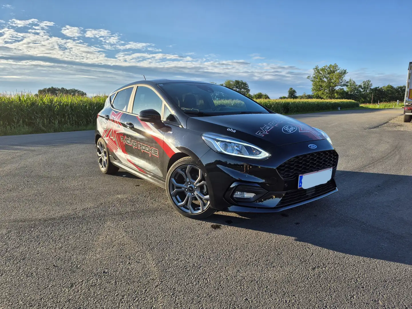 Ford Fiesta ST-Line 1,0 EcoBoost Hybrid Start/Stop ST-Line Schwarz - 1