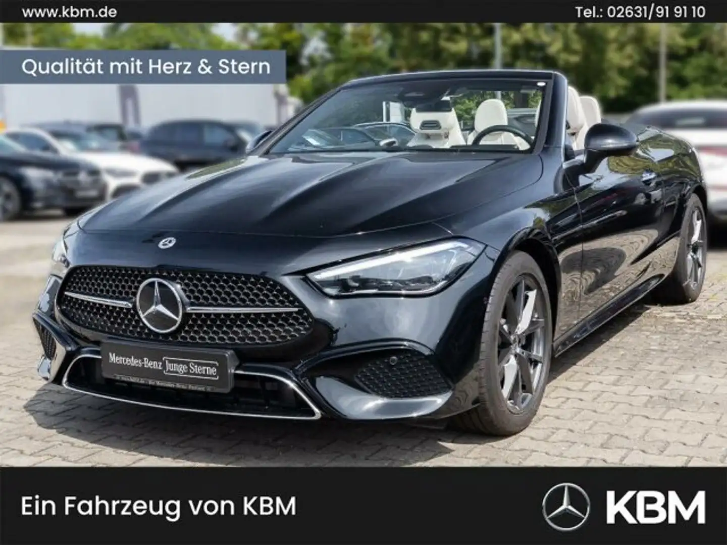 Mercedes-Benz CLE 200 CLE 200 Cabriolet AVANTGARDE°BEIGE°MBUX°DISTRON°   Zwart - 1