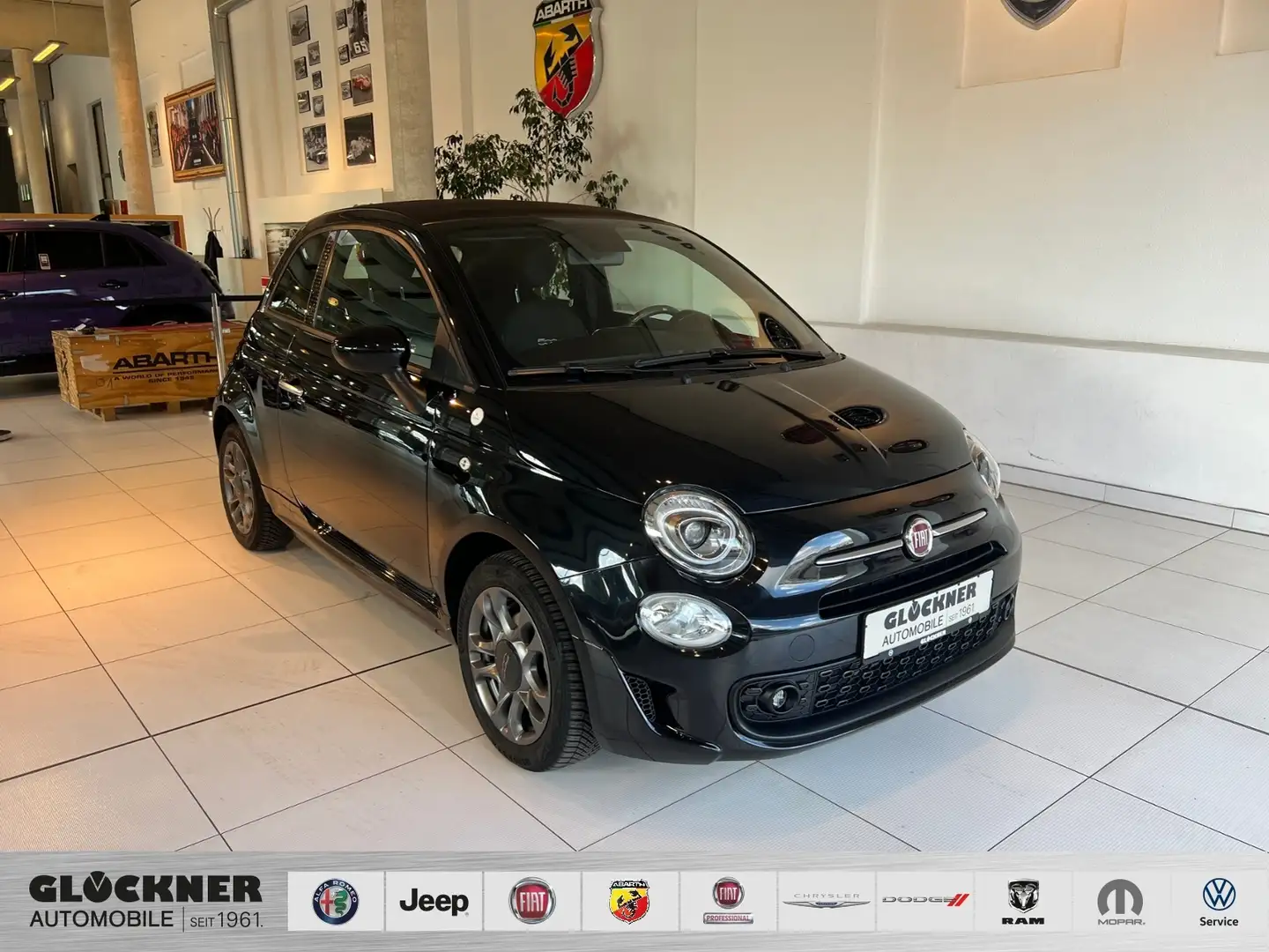 Fiat 500C 1.0 GSE Hybrid HEY GOOGLE 51kW (70PS) Schwarz - 1