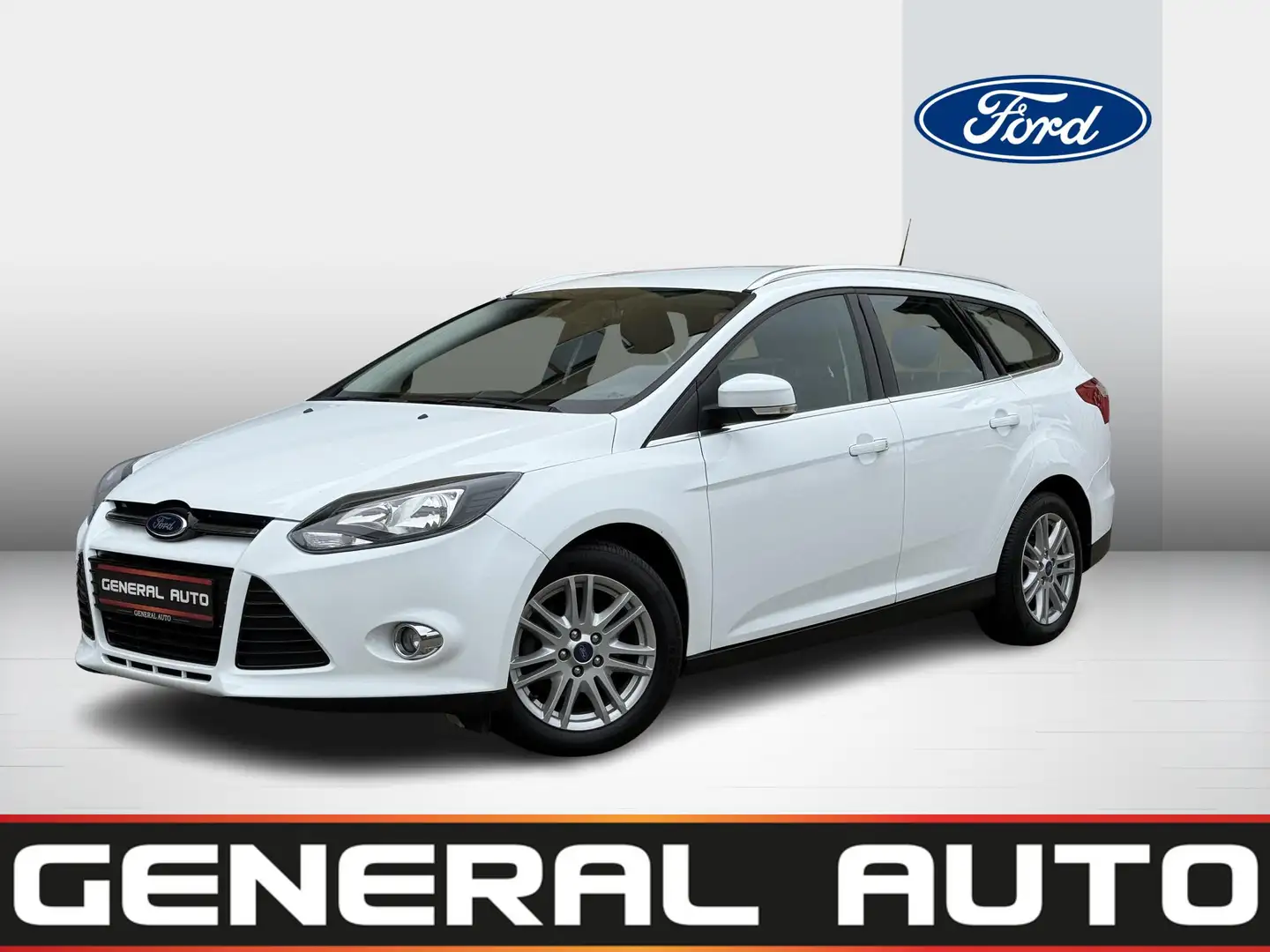 Ford Focus Wagon 1.0 EcoBoost Titanium, Nieuwe Distributie Ri Wit - 1
