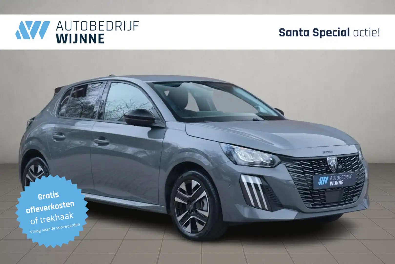 Peugeot 208 1.2 Hybrid 110pk e-DCS6 Allure | Navi | App Connec Grau - 1