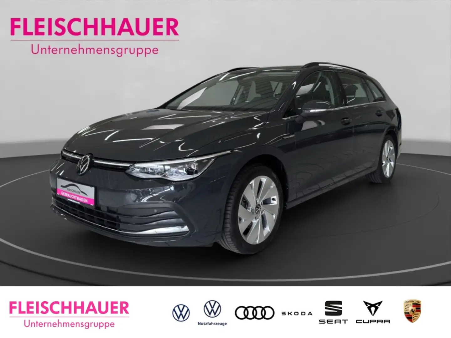 Volkswagen Golf Variant VIII Style 1.5 TSI LED+DC+NAVI+ACC+CARPLAY+ Grijs - 1