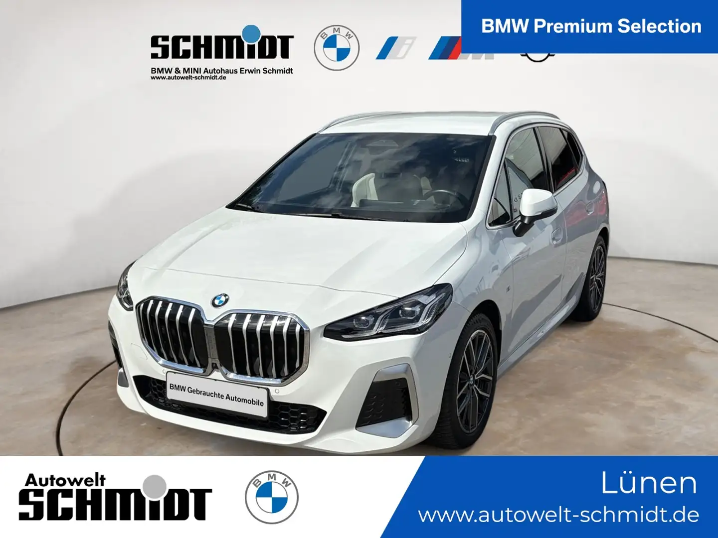 BMW 218 d Active Tourer+ 2Jahre-BPS.-GARANTIE Blanc - 1