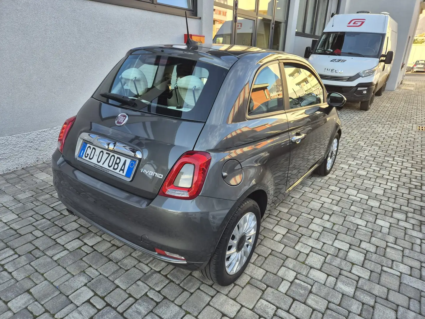 Fiat 500 500 1.0 hybrid Lounge 70cv Grigio - 2