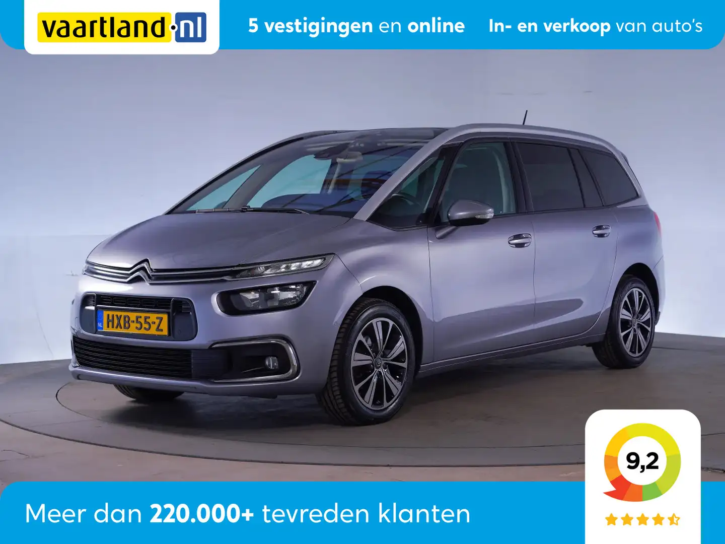 Citroen Grand C4 SpaceTourer 1.2 PureTech Business 7-pers Aut. [ Navi Panoramad Grijs - 1
