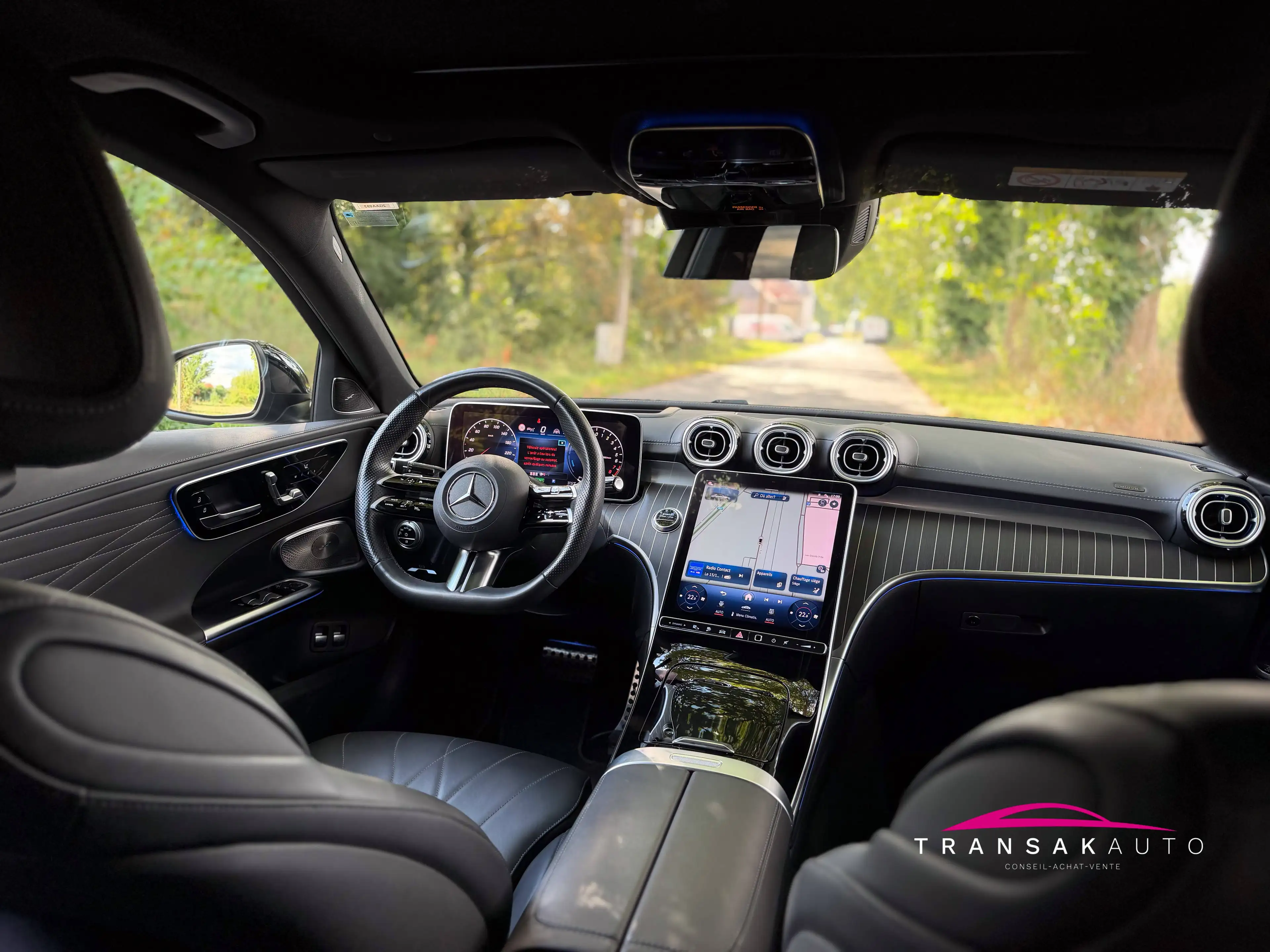 Mercedes-Benz C 400 TVA Deductible à 50% - 4-Matic PHEV AMG Line Premium Plus + Garantie — photo 10